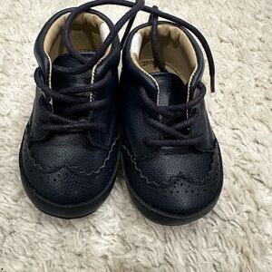 Janie and Jack Leather Wing Tip Lace-Up Shoes NWOT